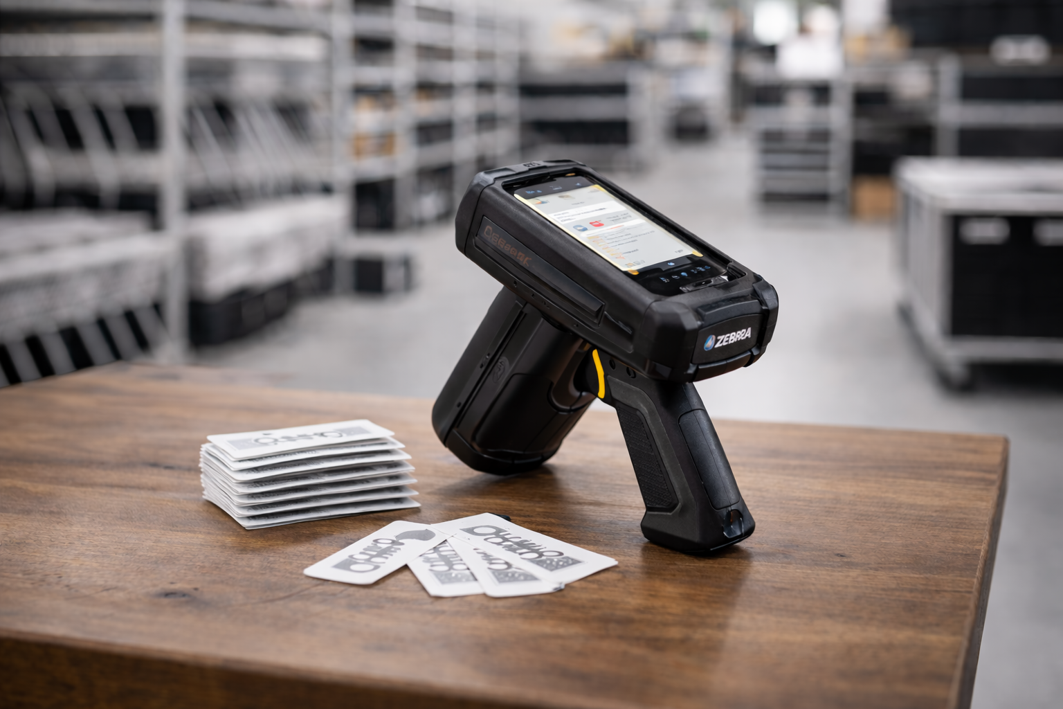 RFID scanner with RFID tags