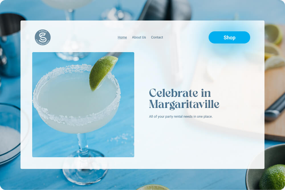 Add a shop link to your existing rental website