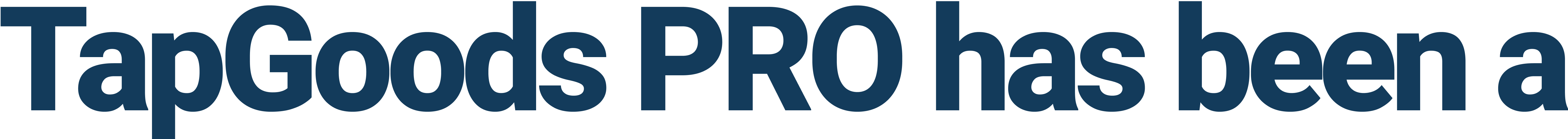 TapGoods PRO has been a