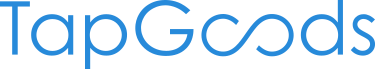 TapGoods blue logo - rental management software