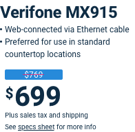 Verifone MX915 POS Device