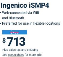 Ingenico iSMP4 POS Device