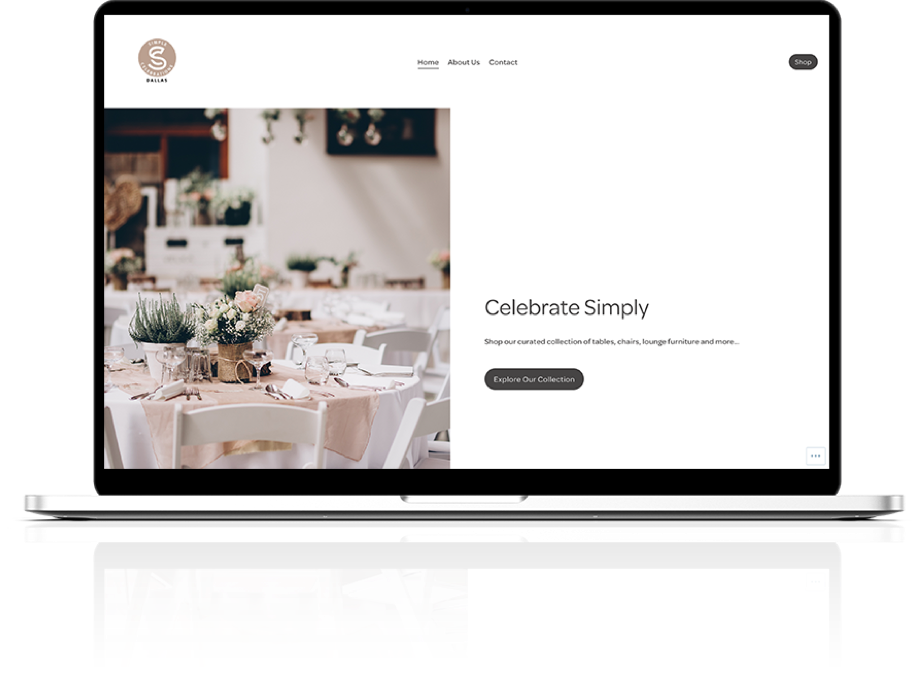 Website made in Squarespace