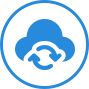 Cloud Based Blue Icon