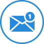 Email Automation Blue Icon