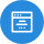 Storefront Basics Blue Icon