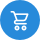Storefront Cart Blue Icon
