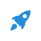 White Rocket Icon