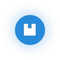 Inventory Blue Glow Icon