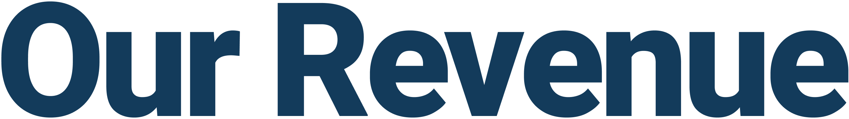 Our Revenue