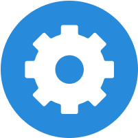 Blue Automation Icon