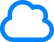 Cloud Blue Icon