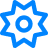 Sun Blue Icon