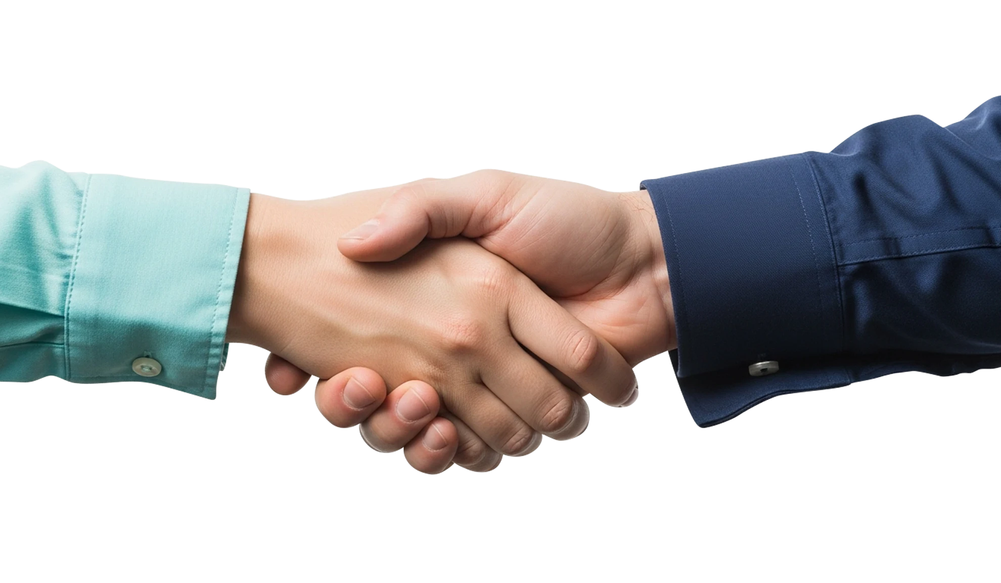 Handshake with Event Rental Business Owner