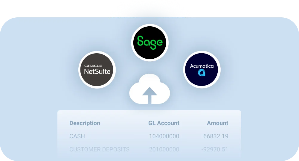Upload Data to Your Accounting System