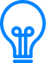 Unlimited Knowledge Base Blue Icon