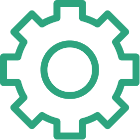 Gear Green Icon