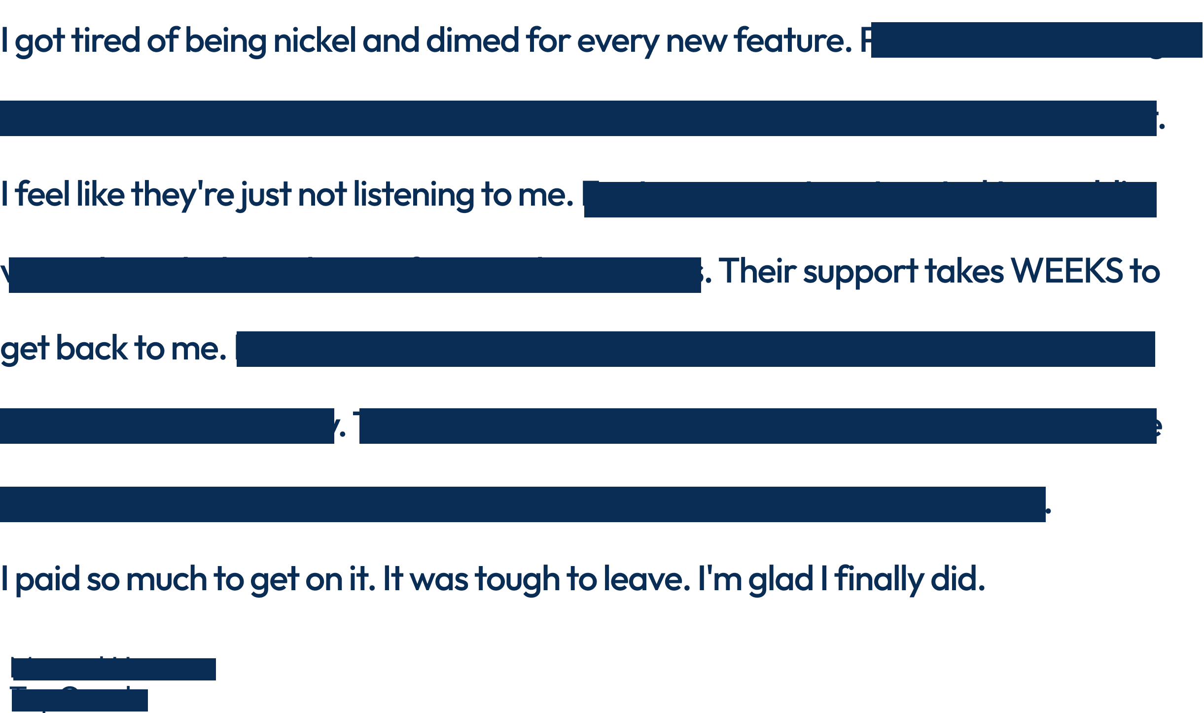 Blacked Out Switch Text